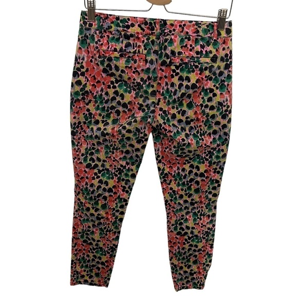 Gap Khakis Skinny Mini Floral Print Crop Pants 0 - Picture 3 of 7